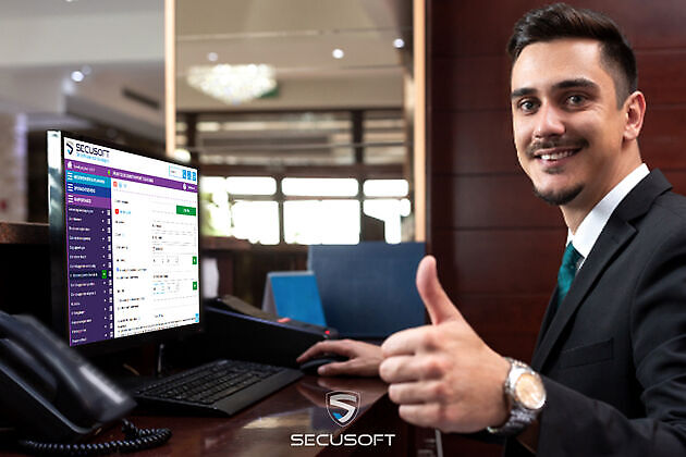 Front desk service report hotel/reception - Secusoft B.V. software for security officers