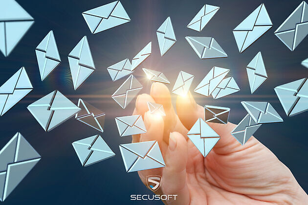 Send messages quickly thanks to the mail groups - Secusoft B.V. software for security officers